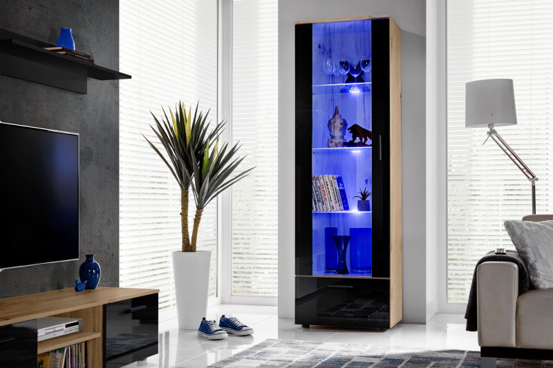 T40 Size: multicolour LEDs with remote Colour: Fronts in Black High Gloss